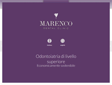 Tablet Screenshot of marencodentalclinic.it
